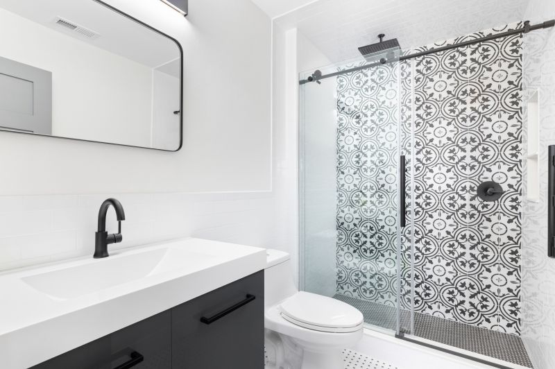 Tile Patterned Shower Floor